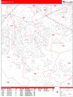 Missouri City Wall Map